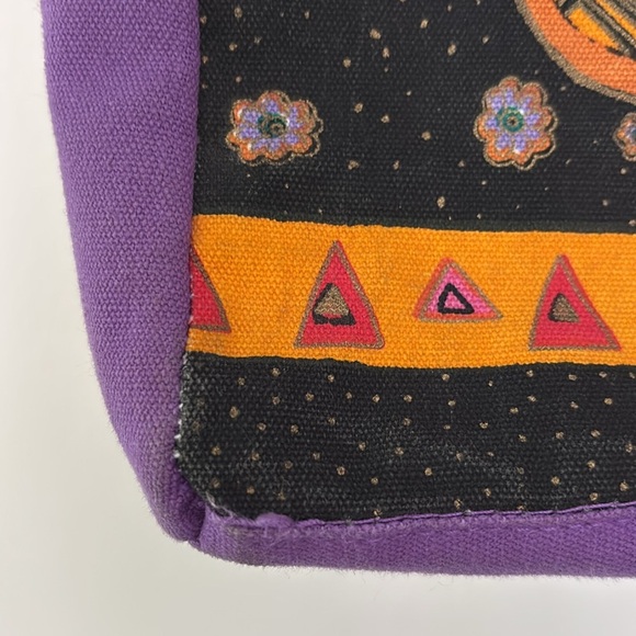 Laurel Burch Cat Tribe Sun ‘n Sand Canvas Bag - Picture 6 of 9